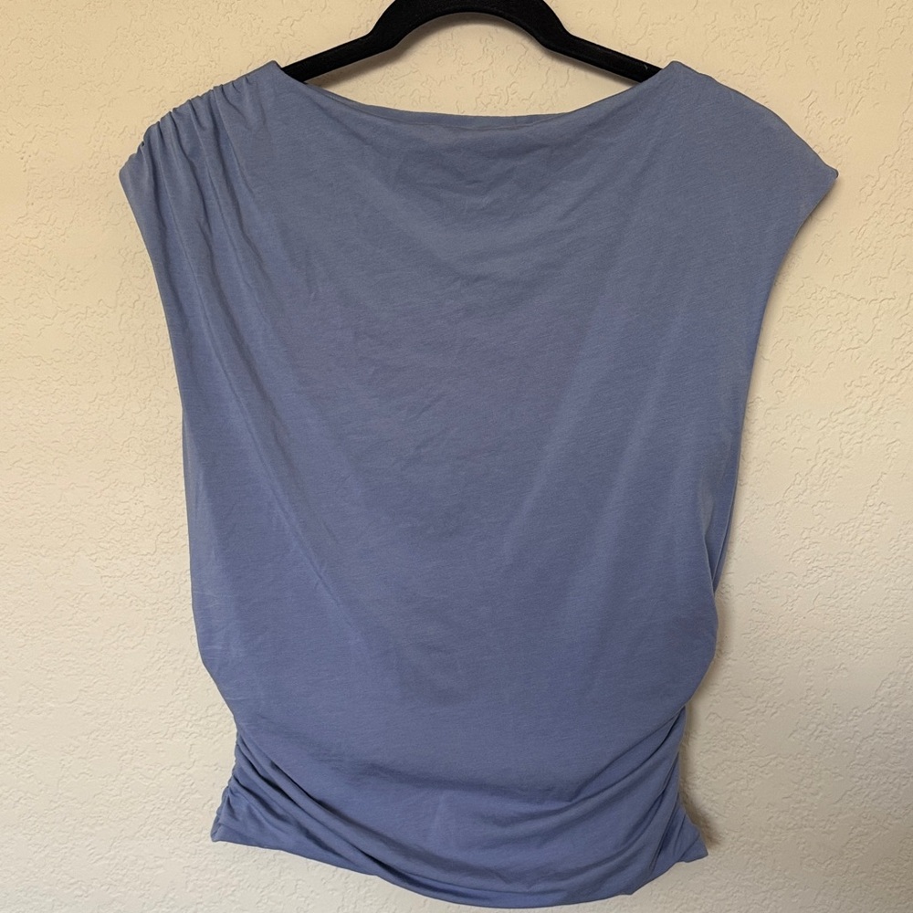 Abercrombie & Fitch Paloma Top Light Blue Blouse